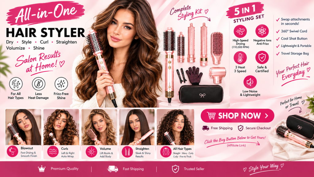 Mythsight 6-in-1 Hair Styler Review